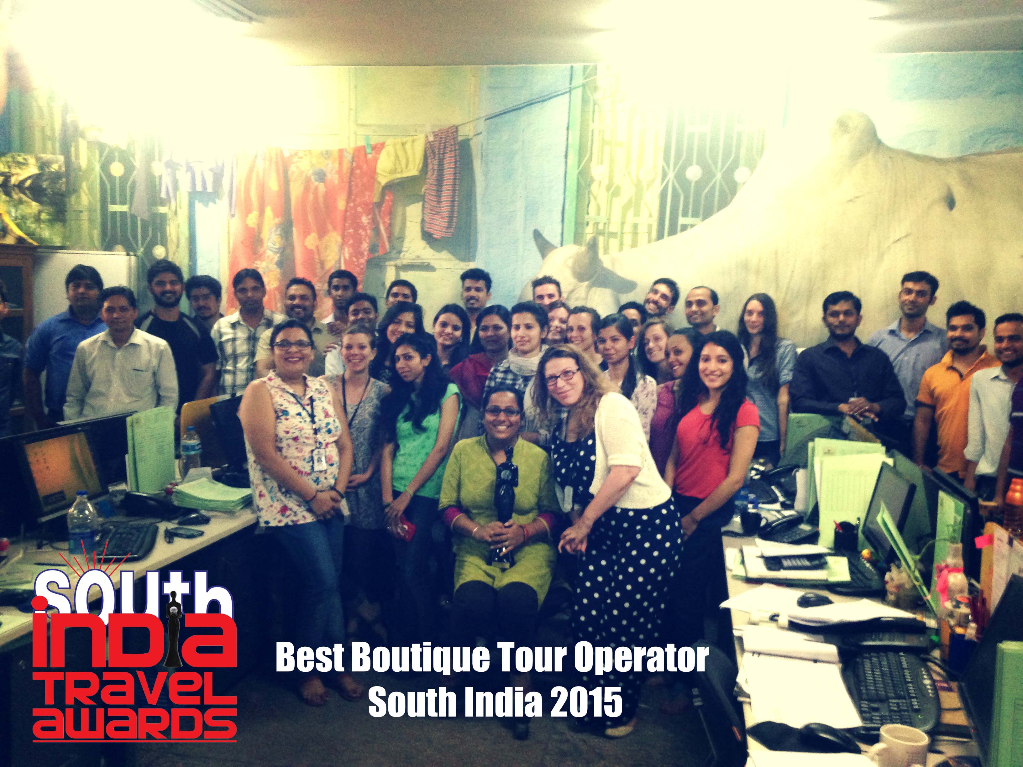 Best Boutique Tour Operator - South India 2015